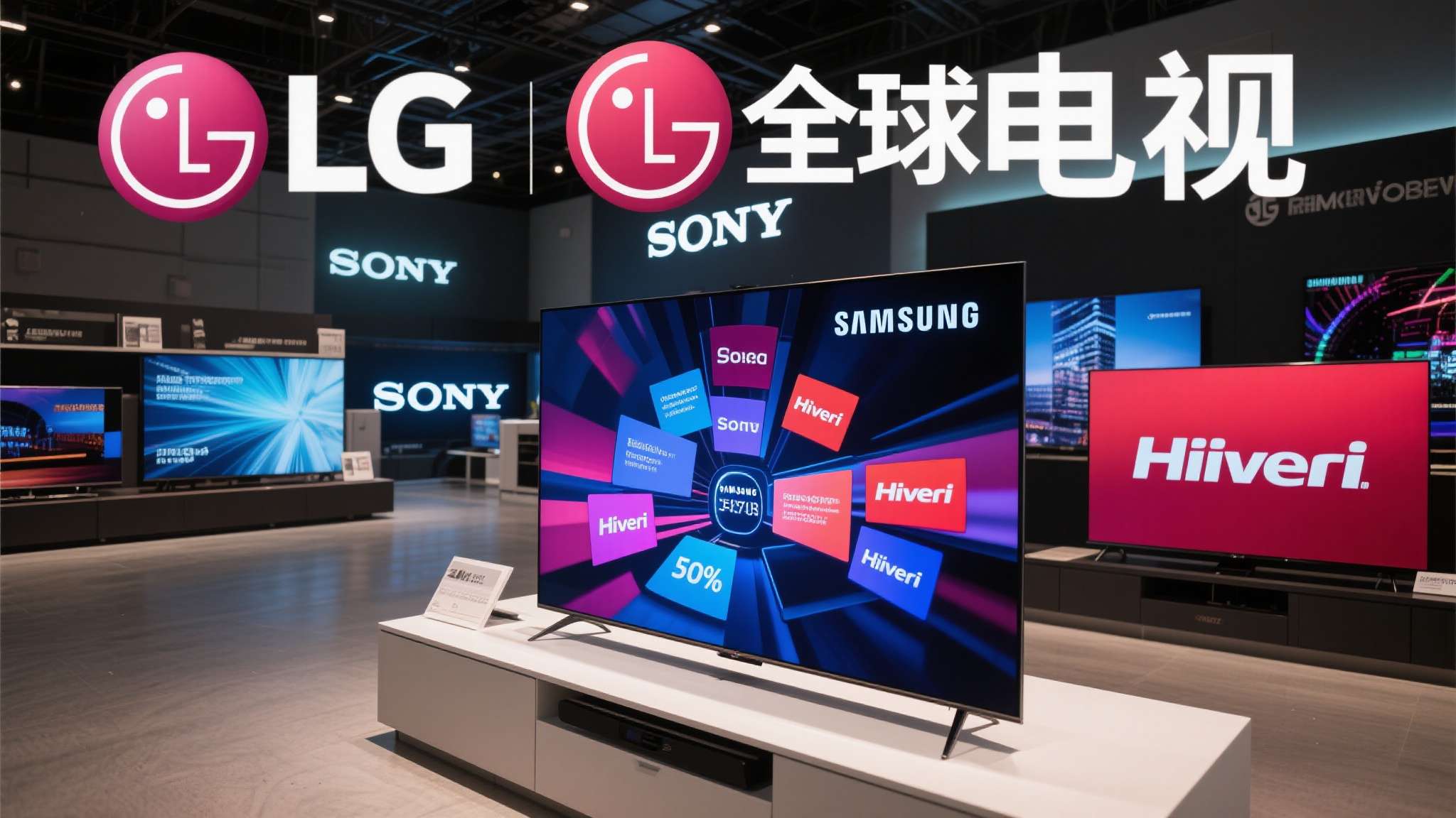 全球电视市场竞争激烈，LG、索尼、海信等品牌各有所长，但三星能够持续领跑，关键在